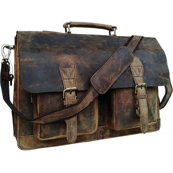 Other - Bison Buffalo Leather Leather Messenger Bag
